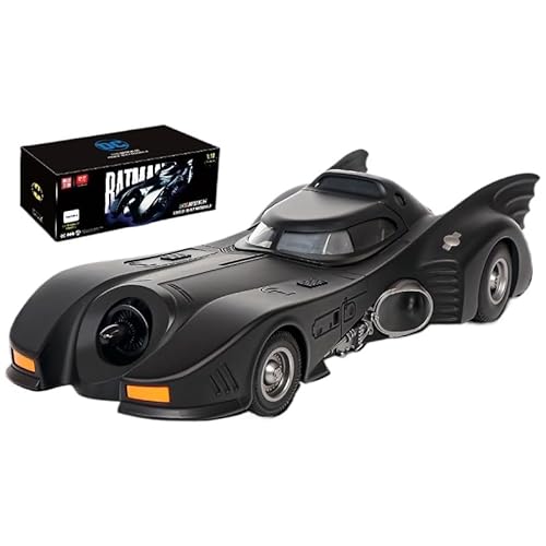 Verano-JP 1:18 蝙蝠車合金モデル 真戦車模倣 男の子おもちゃ車 コレクション置物 卸売 DIY可能 合金素材 音声照明効果 ドライバーズキャビン開閉