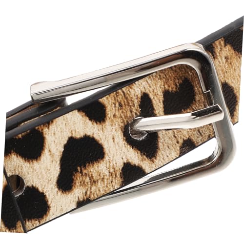 GALPADA Women Belt Mens Leather Belt Dress Leopard Thin Fashion s for Women Waist Bb Mens Animal Dress Stretch Casual White Bow Tie Japanese-style Women's2