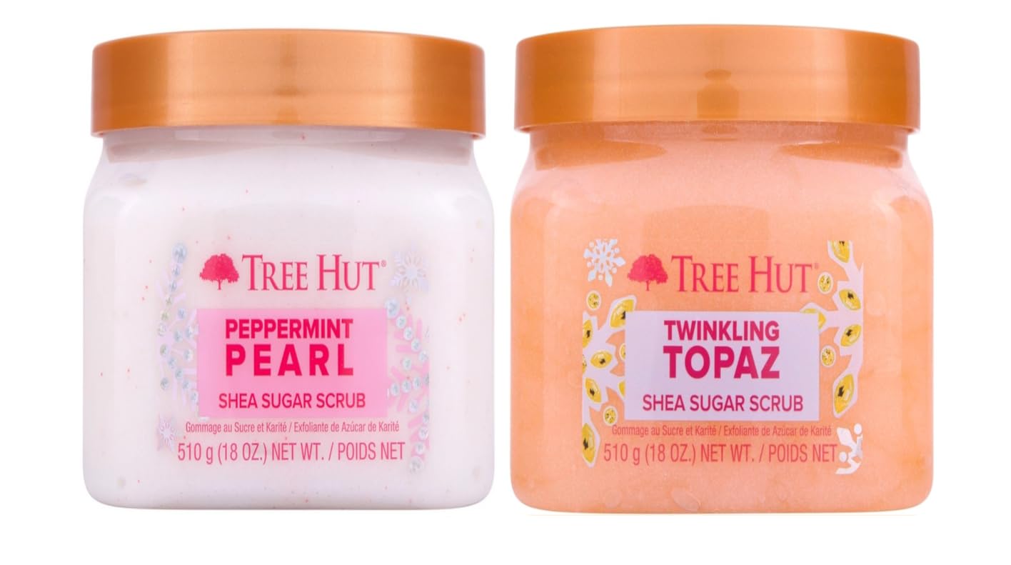 Tree Hut Bare Tropic Glow Moisturizing Shave Oil,7.7 FLOz And Tree Hut Tropic Glow Sparkling Gel Wash, Packaged with BRYANT DESAI SUPPLIES PEN, Pack of 1, 2.0 Count