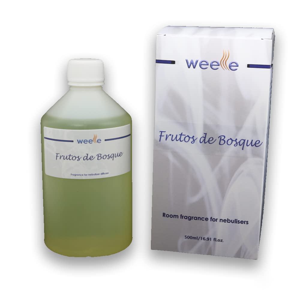 Set Elektrische Duftmaschine Wifi Verbindung, App Management und Duft 500 ml Lufterfrischer (Beeren, 500 ml)