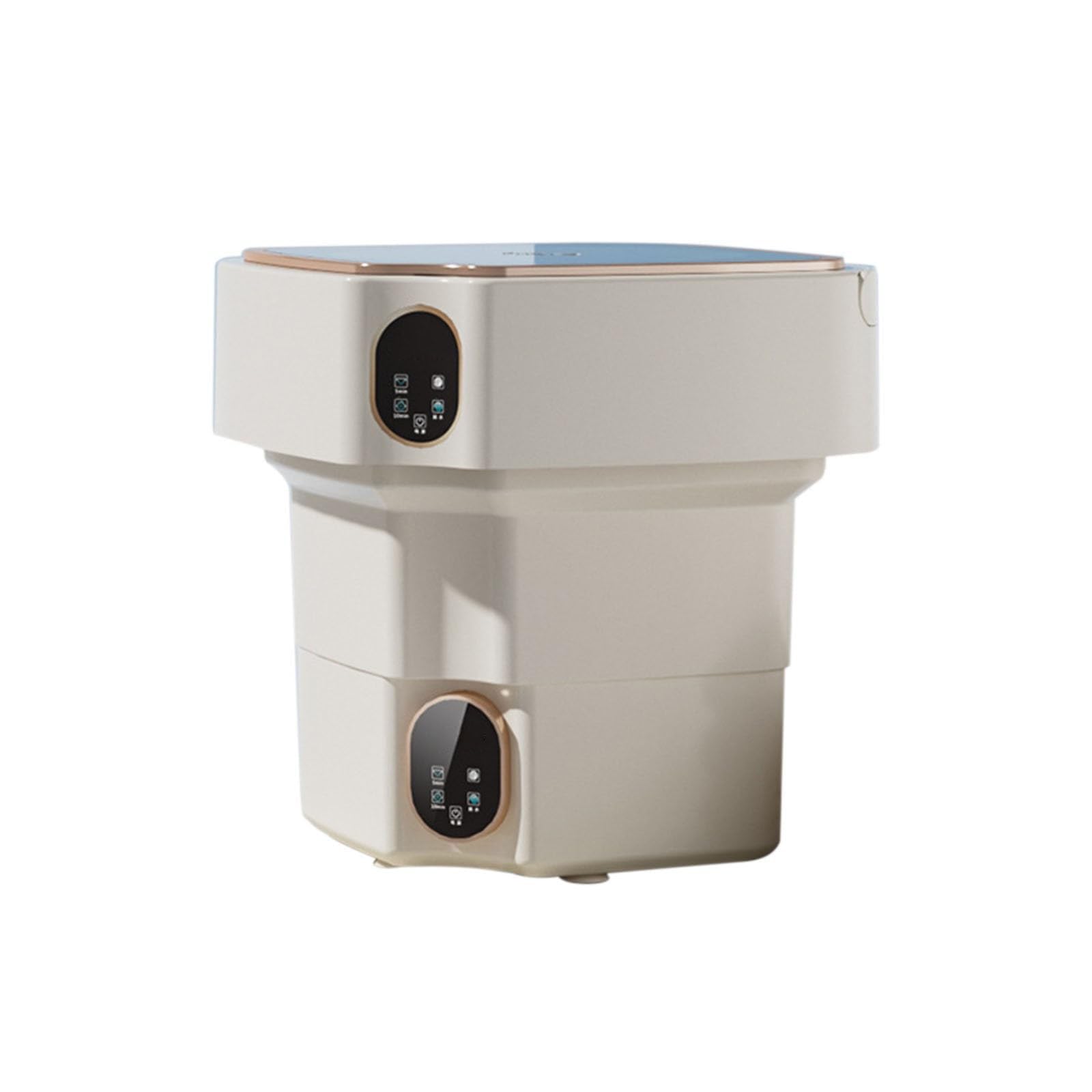 Lavadora portátil, Lavadora Inteligente Plegable de 18 litros, Lavadora y Secadora Plegable pequeña 2 en 1, 5 Modos de Limpieza para Ropa de bebé, Ropa Interior, Camping