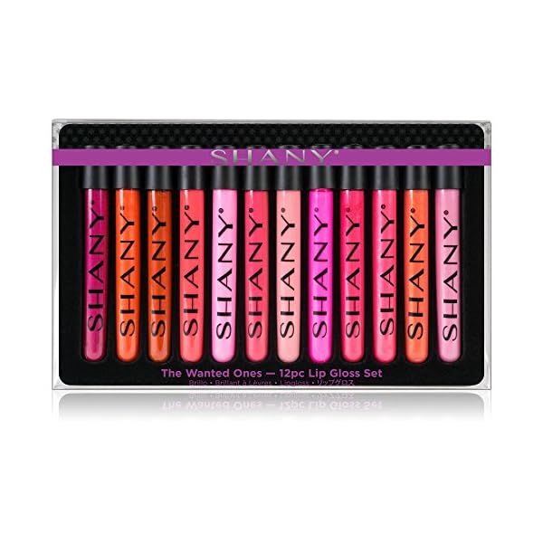 SHANY-The-Wanted-Ones-12-Piece-Lip-Gloss-Set-with-Aloe-Vera-and-Vitamin-E SHANY The Wanted Ones - 12 Piece Lip Gloss Set with Aloe Vera and Vitamin E