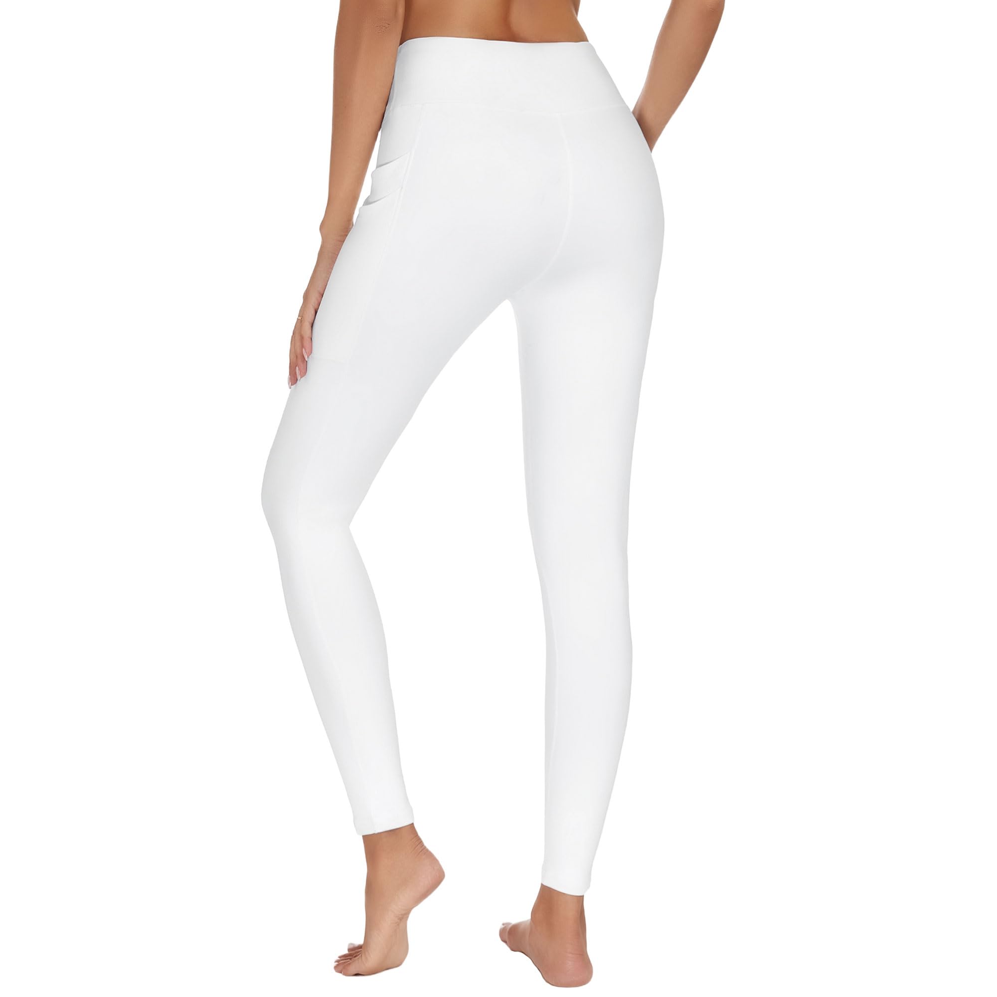 adorence Legging de Sport Femme avec 5 Poches, Leggings Yoga Opaque, Pantalon Femme Taille Haute Fitness Pilates Gym Jogging