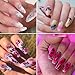 FSpronail Nail Art Pens 12 Colors Nail Polish Pens for Nail Art 3D Nail Art Paint Acrylic Pen Graffiti Drawing Painting Point Liner Pen Set for DIY Manicure Salon Supplies Tools