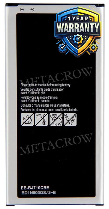 Image of Original EB-BJ710CBN Battery Compatible for Samsung Galaxy J7 (2016) | On8 - (3300mAh) - 1 Year Warranty JK1