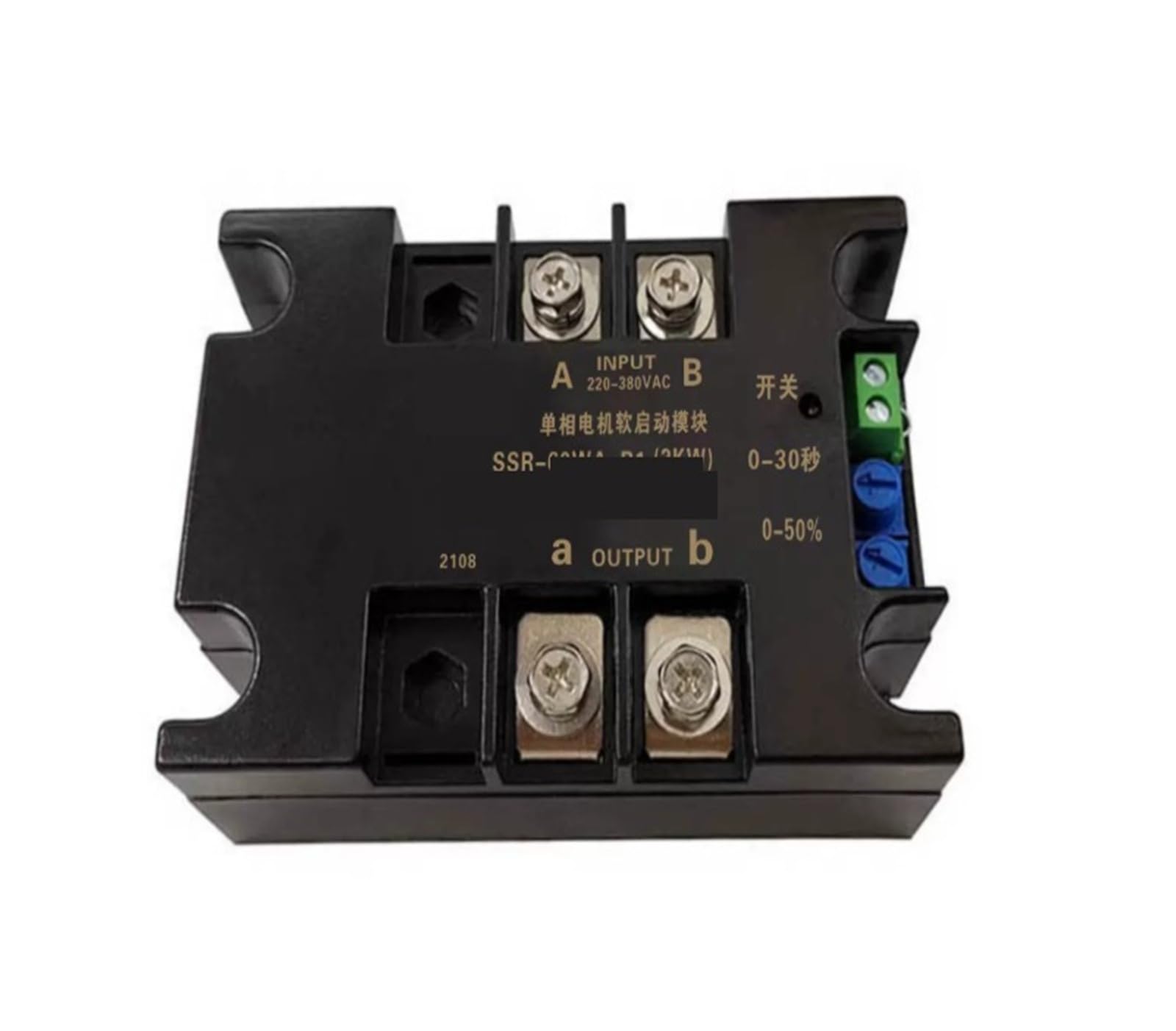 Arrancador suave de motor monofásico SSR-150WA-R1 6KW para solucionar picos eléctricos
