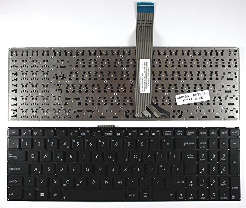 Clavier ASUS 9Z.N9DSU.00U en panne ? Rplacez-le par ce modèle noir Power4Laptops pour PC