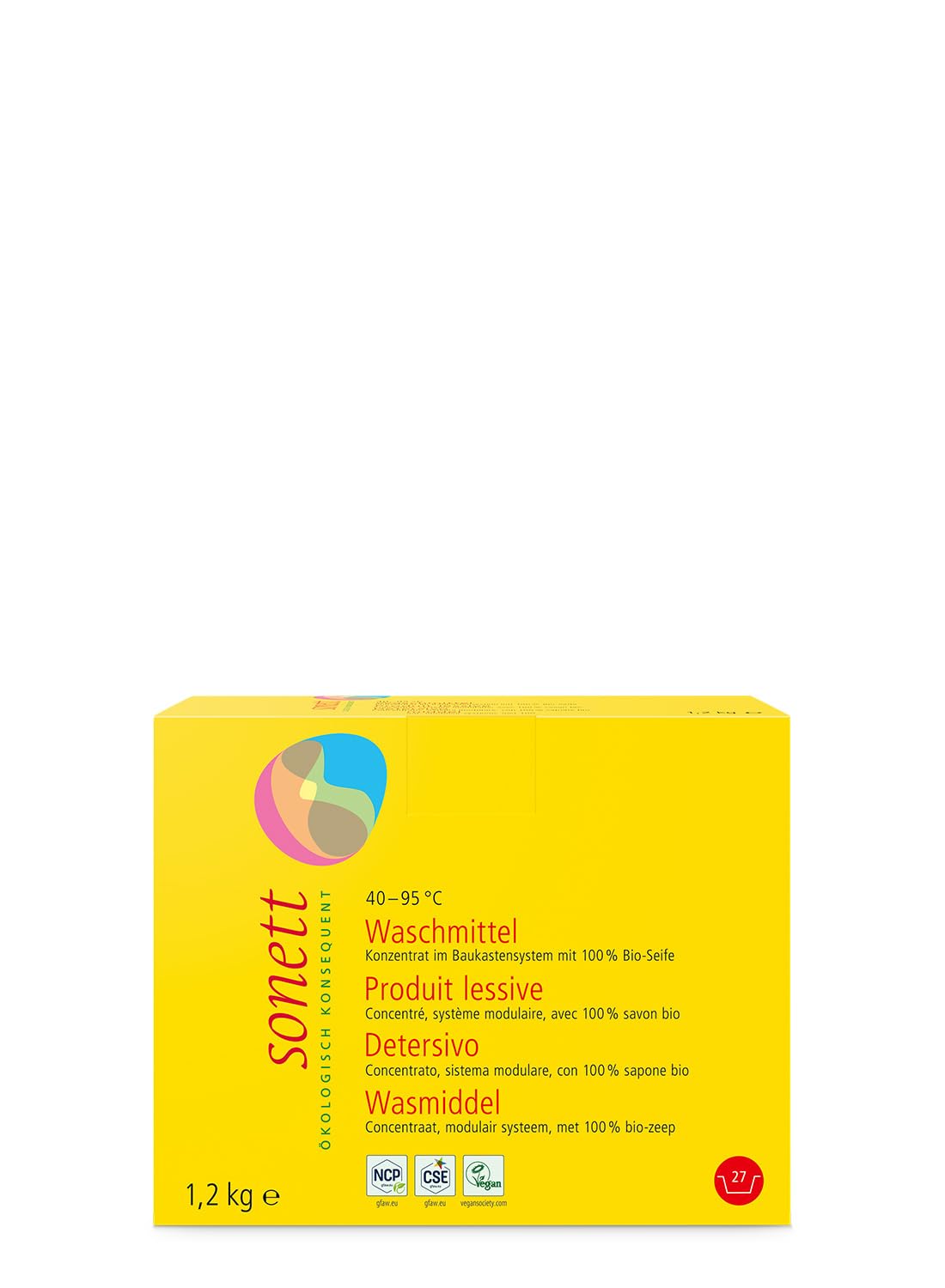 Sonett Yellow Detergent Powder Concentrate, 1.2 Kg