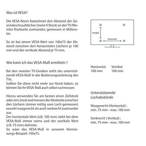 TradeMount Supporto da Parete in Alluminio per