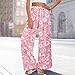 Women’s Summer Floral Boho Wide Leg Pants Flowy Casual Palazzo Pant High Waisted Loose Trousers Cruise Outfits