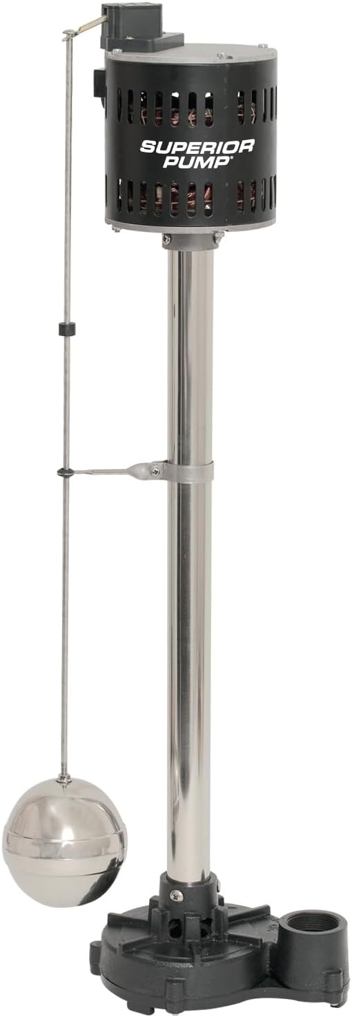 Superior Pump 92551 1/2 HP Cast Iron Pedestal Pump