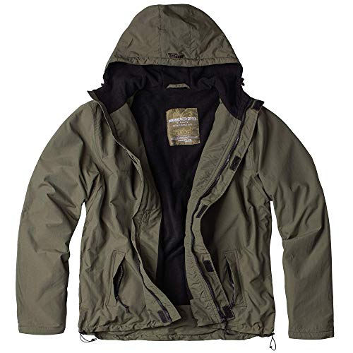 Preisvergleich Produktbild Trooper Windbreaker Zipper Jacke Olive Gr. 4XL
