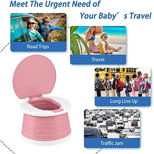 Sunnysmile B-300 Portable, Foldable Potty Seat For Toddler, Training Toilet Seat Emergency Toilet thumb #3