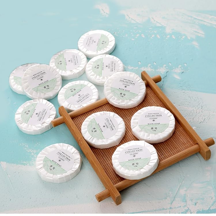 Travel Hotel Supplies Small 12g(0.42o.z) Soap Beauty Cleaning Body Rich Foam Fresh Fragrance Pack of 20