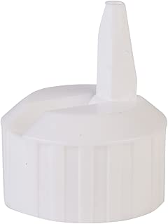 Consolidated Plastics 41244 White Flip Top Dispensing Cap, 28 mm, 28-400 Finish, 12 Piece - coolthings.us