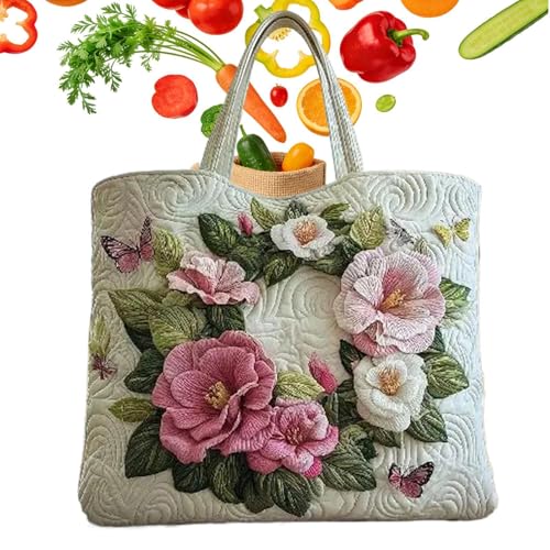 Genérico Bolso Tote para Mujer - de viaje de tela Oxford con estampado de,Bolso Casual de Hombro - para Móvil, Cosméticos, Viajes, Playa, Vacaciones, Negocios, Chica
