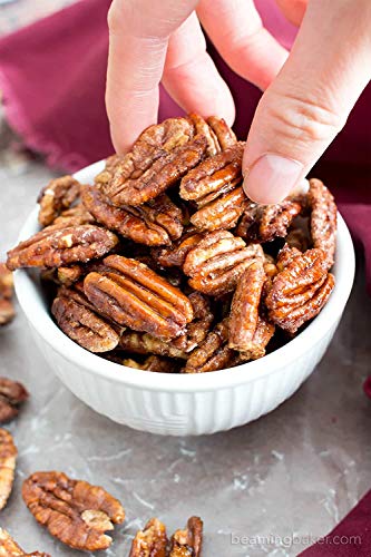 Whole, Shelled & Dry Roasted Georgia Pecans Unsalted (2 Lbs.) - Vegan & Keto Friendly - Oven Roasted In Small Batches For Added Freshness - Farm Fresh Nuts Brand #TOP3