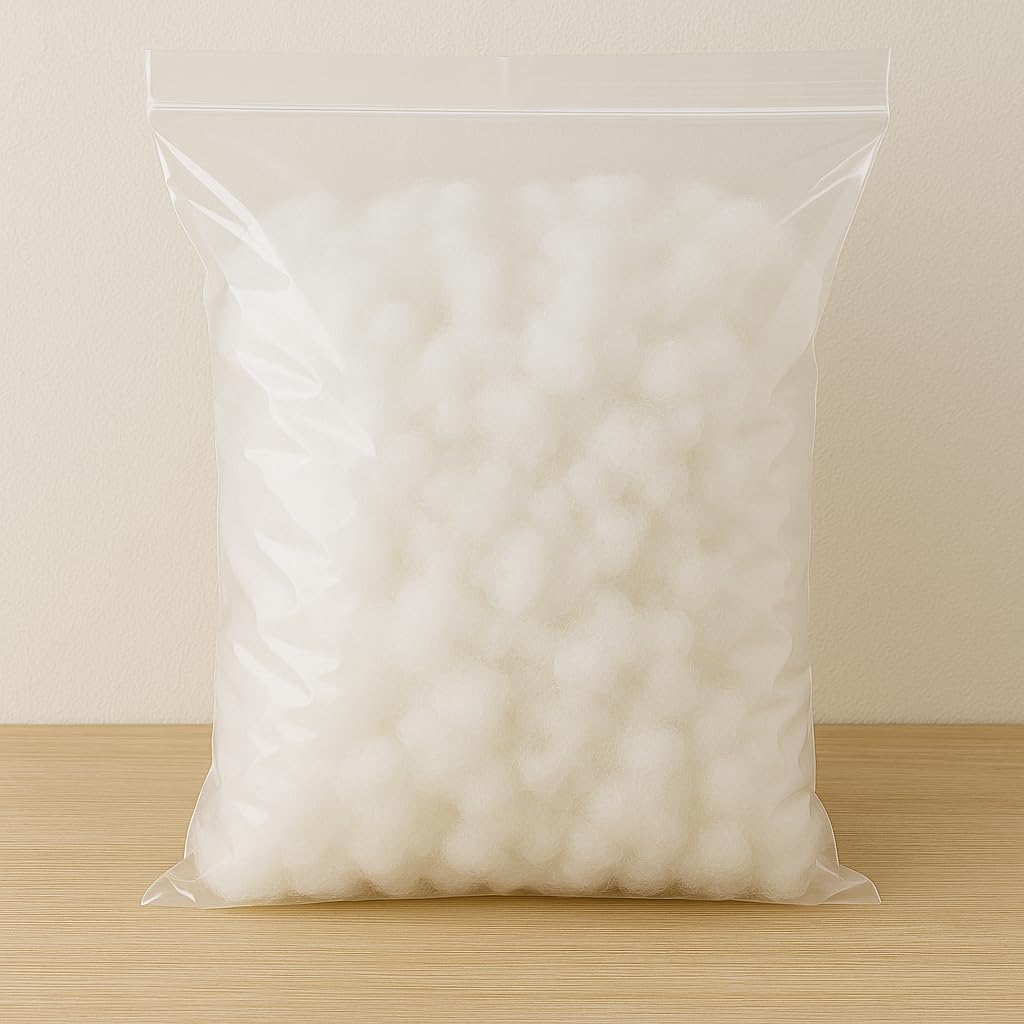 Imbottitura in fibra cava siliconata 100% poliestere – imbottitura morbida e lavabile per cuscini, cuscini, peluche, peluche e attività creative – certificata Oeko-TEX (5 kg)