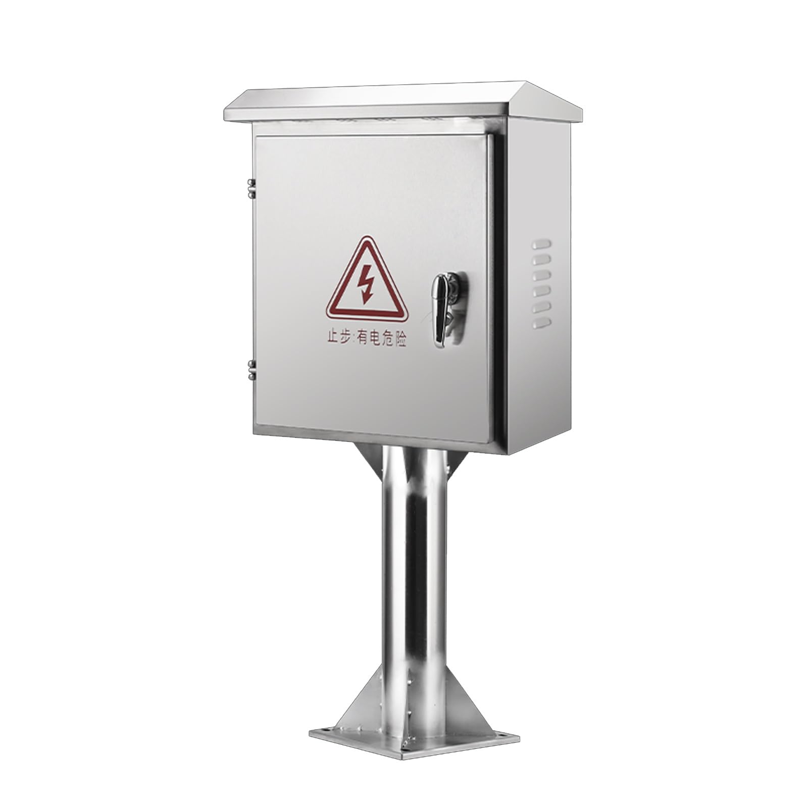 Borne de recharge pour cour et jardin avec boîtier en acier stable