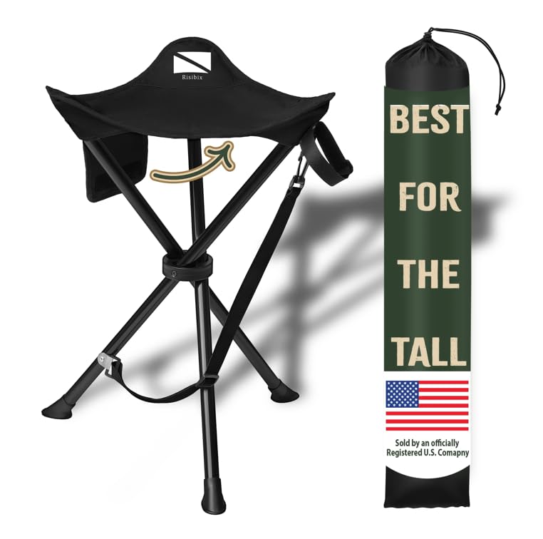 Amazon.com: RISIBIX Foldable Tripod Stool - Ultra Portable Seat