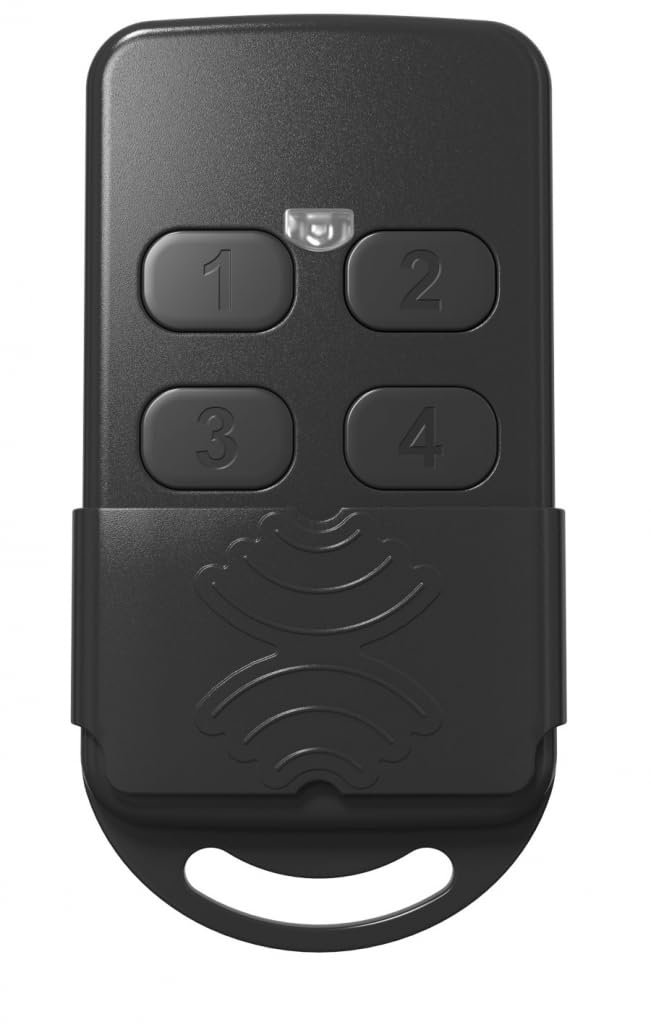 Superior Electronics Multi Free Radiocommande Universelle à 4 Touches pour Garage, portails et Barres, Double FAAC, BFT, V2, Nice et Bien d'autres, Code Fixe fréquence 433.92/868.35 MHz