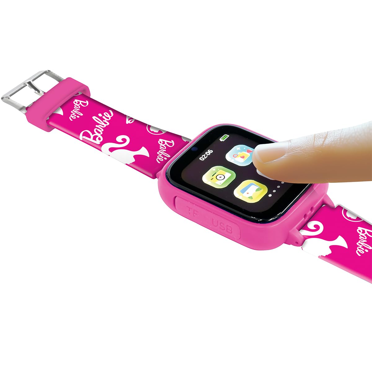 Lexibook, Barbie, Kamera-Uhr, DMW070BBLXB | HD-Touchscreen, Kamera, MP3, Lautsprecher, Schrittzähler, 5 Spiele