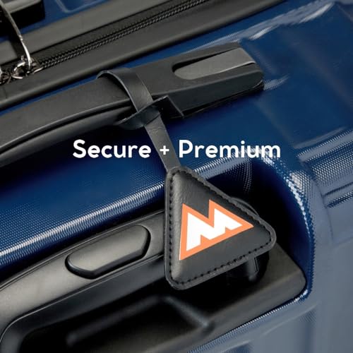 Image of MOVE-MEANT ROAMIFY Small Cabin Suitcase 55 CM 8 Wheels Number Lock Poly Carbonate Navy Blue Trolley Bag for Men & Women | 360 Degree Wheeling System Luggage | Trolley Bags for Travel