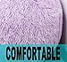 Fluffy Stuffed Animal Storage Bean Bag Chair Cover (No Filler), Faux Fur Comfy Bean Bag Cover for Organizing Plush Toys or Textile, for Adults Teens Kids Girls, Lavender
