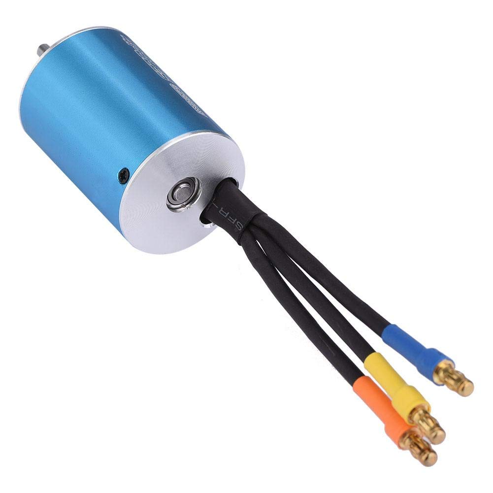 Dilwe Motor sin Escobillas del Coche RC, 4 Postes 2838 4700KV / 6200KV Motor sin Escobillas para 1/12 1/14 RC Accesorio de la Pieza del Coche(6200KV
