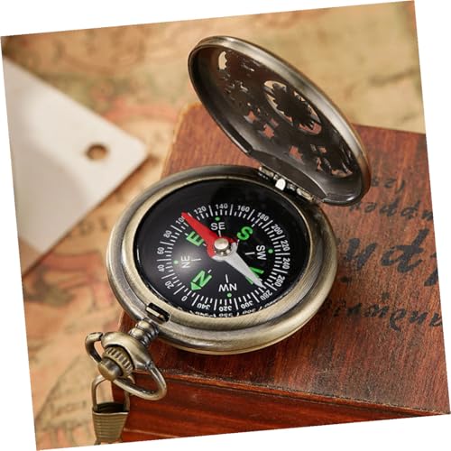 Brújula de bolsillo vintage DECHOUS para camping y senderismo miniatura 4