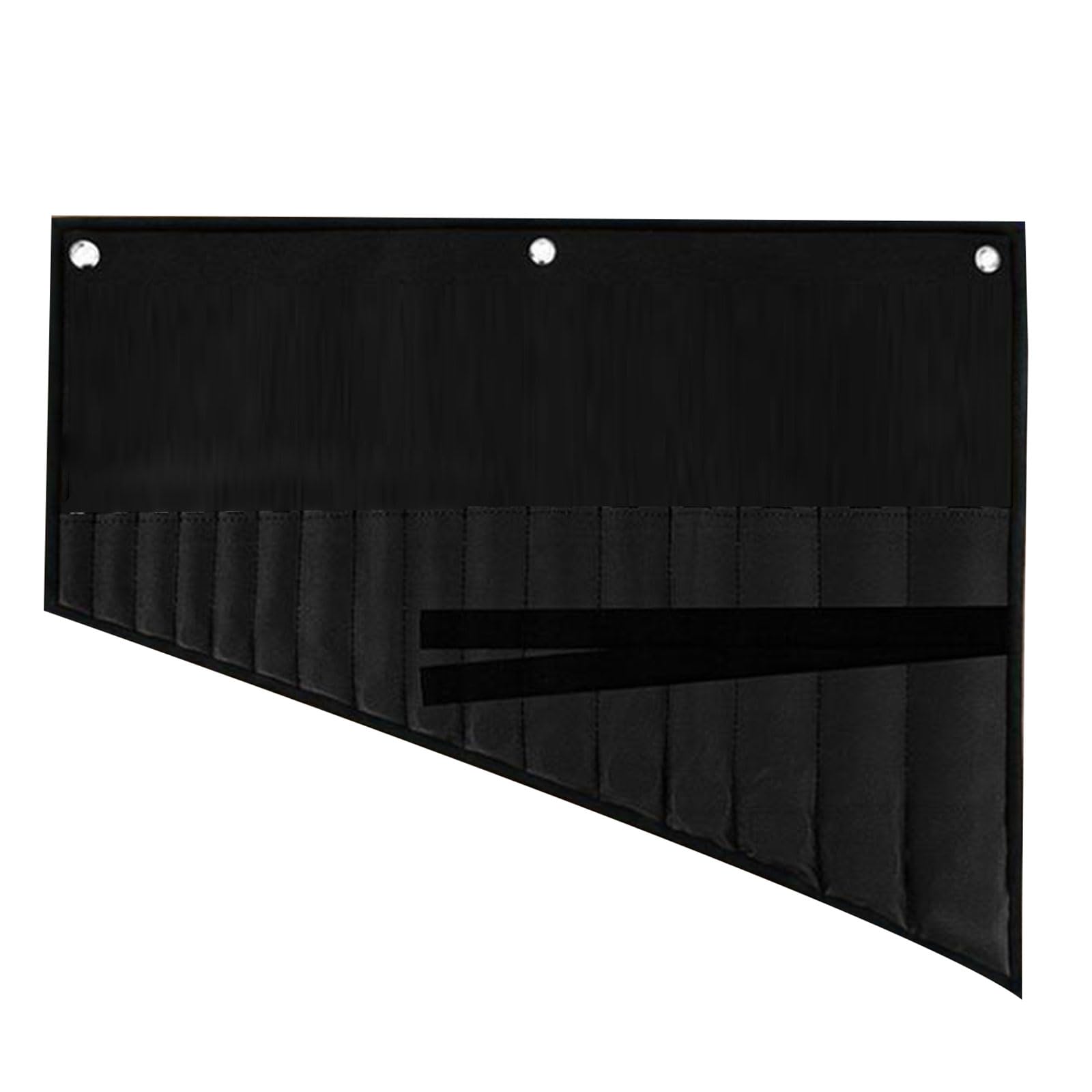 Buxuaaaa Black Compact Multipurpose Tool Pouches With Interior Space Tool Roll Bag For Efficient Organization Roll Pouches