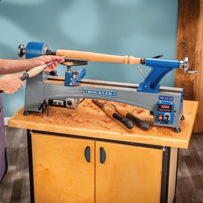 Rockler VS 12-24 Variable Speed Midi Lathe