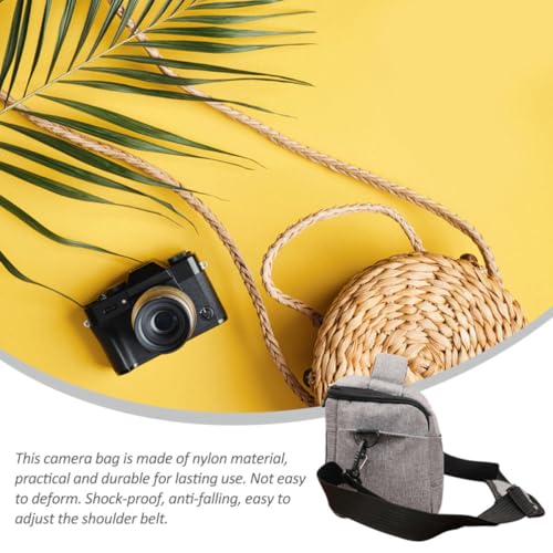 Bolsa de transporte para cámara de nylon con bolsillos y correas ajustables 3