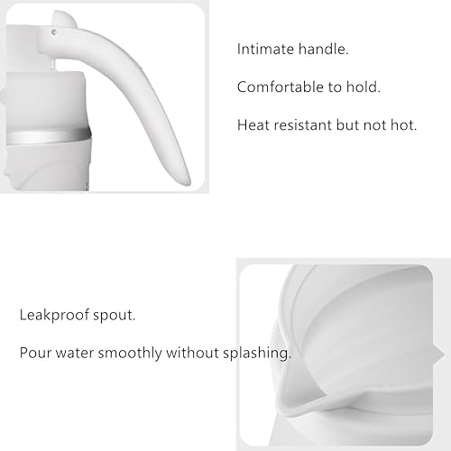 Miniatura 4 de Hervidor eléctrico plegable de viaje, caldera de agua plegable de silicona, tetera portátil para café, olla de hervir agua rápida con cable de