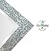 Wall Beveled Mirror Framed - Bedroom or Bathroom Rectangular Frame Hangs Horizontal & Vertical by EcoHome (27x33, Silver)
