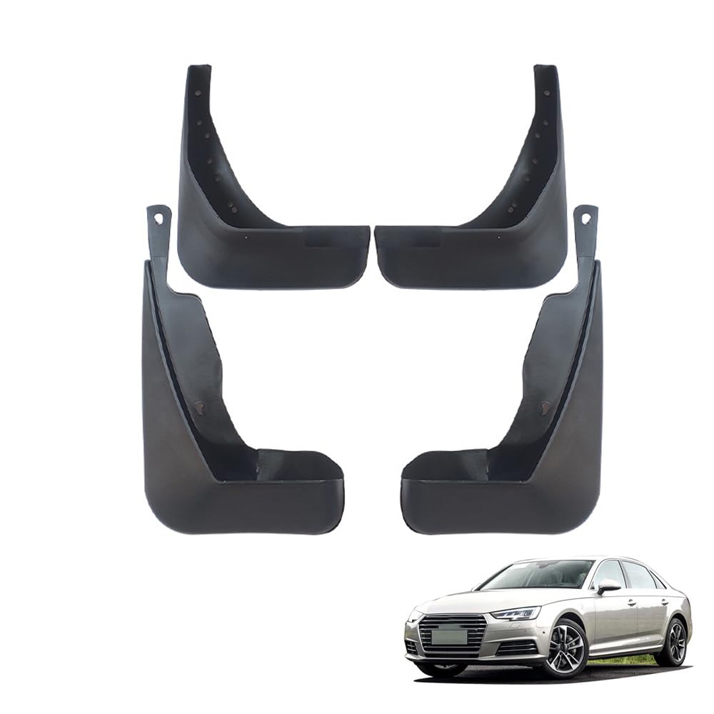 Amhvmu Normal 4Pcs Mud Flaps For Audi A4l 2016-2019