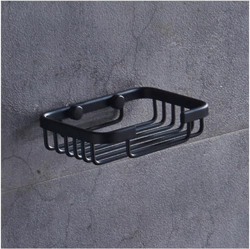 Soap Holder Bar Holder Grid Tray Soap Saver Wall Mounted Soap Dish Shower Wire Soap Basket Accessories Black bathroom accessories
