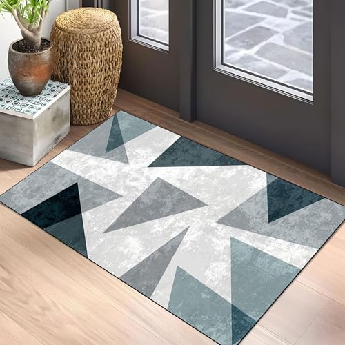 Tapis de décoration géométrique pour salon et cuisine moderne 100x460 cm - 2