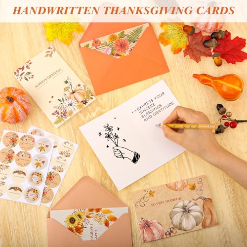 24-Count Thboxes 4 x6 Thanksgiving Greeting Cards w/ Envelopes and Stickers (6 Designs) 3.49 + Free Shipping w + 50% Off Code AW8MOKDN - image 4