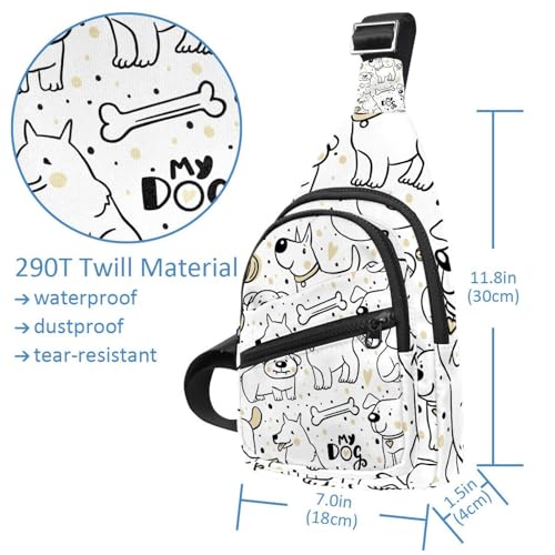 Bolsa de pecho para mujer multicolor de 30x18cm ideal para senderismo 5