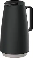 Bule Térmico Tramontina Exata em Plástico Preto com Ampola de Vidro 500 ml