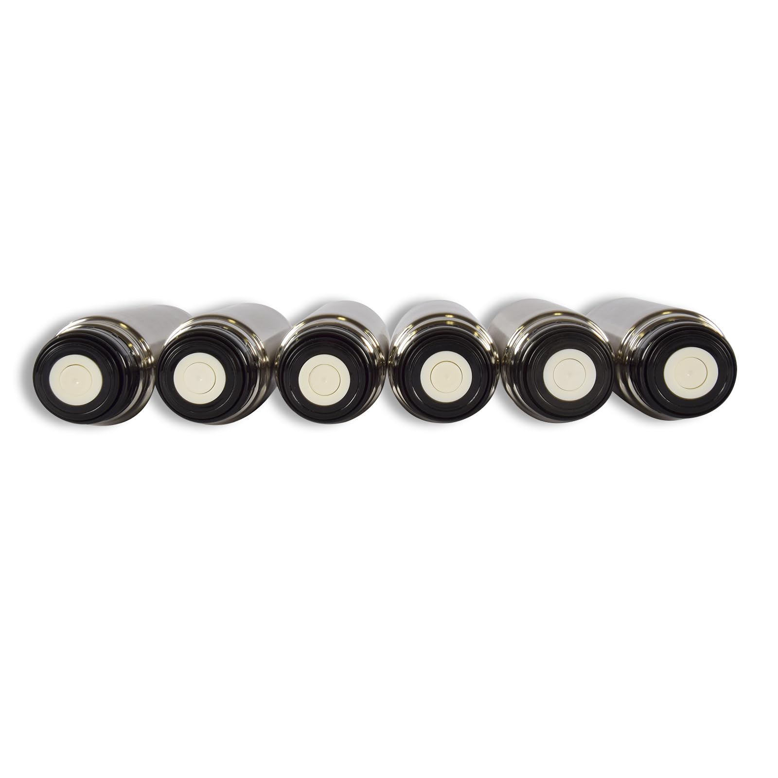 6er Set Thermosflaschen Vakuum | Edelstahl Isolierung | Ideal für heiße Getränke | 6x 750ml | Edelstahl Isolierte Flaschen | Wiederverwendbar | Spülmaschinenfest