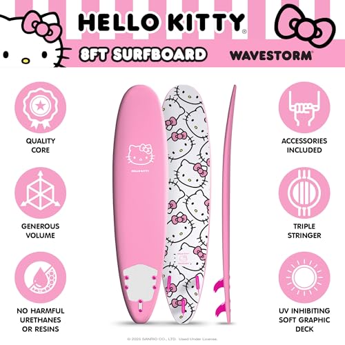 Wavestorm Hello Kitty 8ft Surfboard