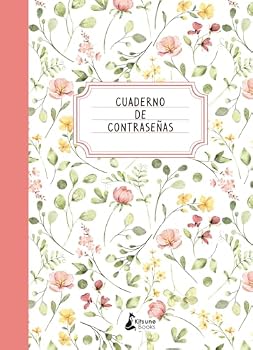 Paperback Cuaderno de Contraseñas de Kitsune Rosa -Z [Spanish] Book