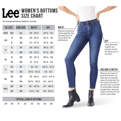 Lee Legendäre Damen-Jeans mit hohem Bund, 44 Lange – Ansicht 6