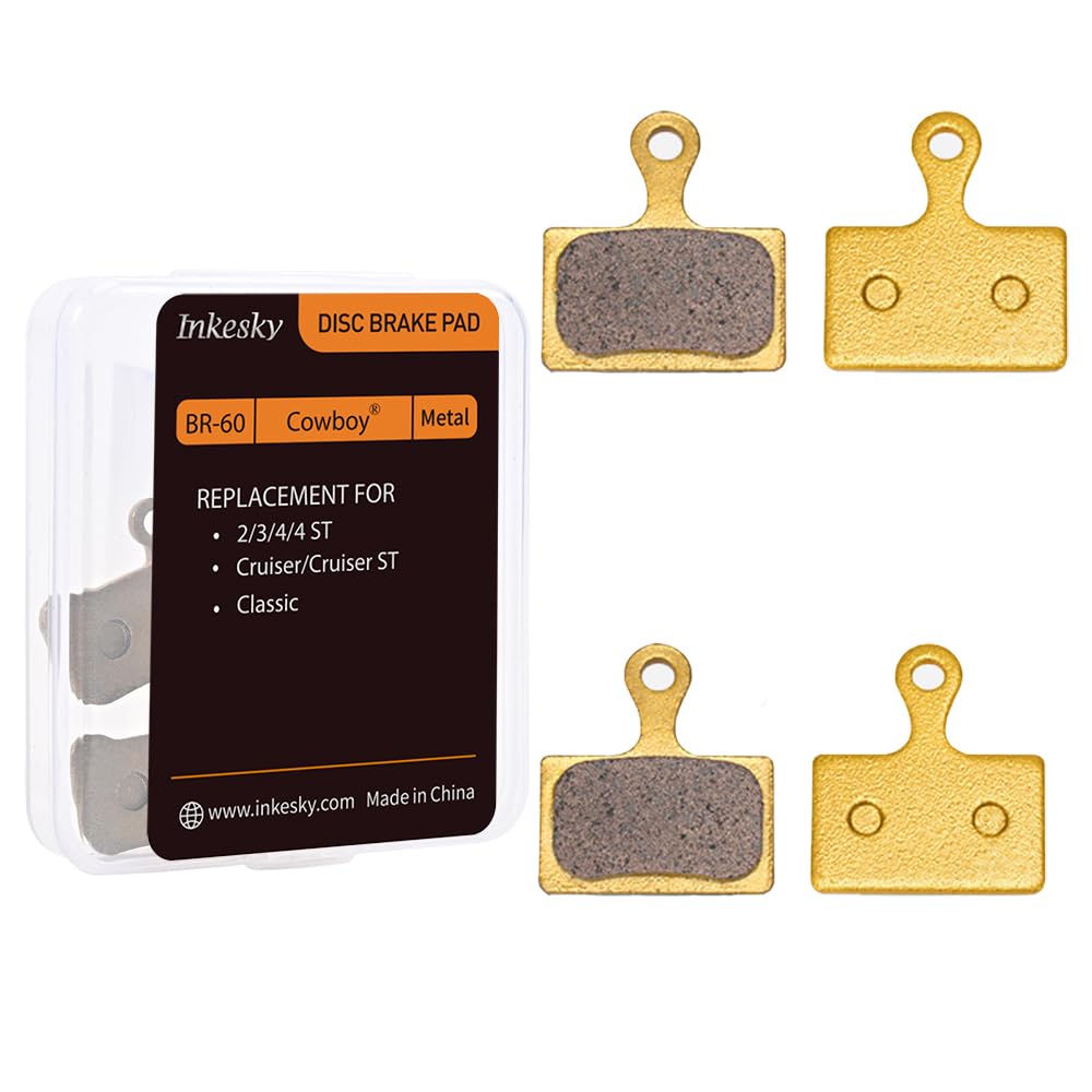 Inkesky Brake Pads Compatible with Cowboy 2/3/4 (C2/C3/C4/C4ST), Cruiser/Cruiser ST/Classic, Shimano K03S/K04S/K05S, TEKTRO F10BS