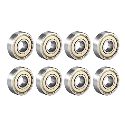 Uxcell A18051900UX0177 6000Zz Ball Bearing 10Mm X 26Mm X 8Mm Double Shielded 6000-2Z 80100 Deep Groove Bearings High Carbon Steel Z1 cover