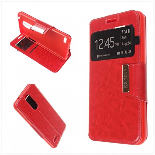 Todobarato24h Funda Libro Ventana ROJA LG K8 2017