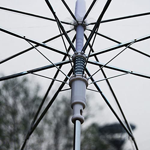 Parapluie résistant au vent compact et transparent contre la pluie - 3