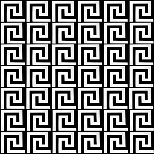 24 Pcs Wall Geometric Greek Mirror Stickers Removable Acrylic Geometric Greek Key Wall Decals Peel And Stick Art Adhesive Mirror Stickers For Diy Home Living Room Bedroom Decor (Silver, 24 Pieces) #TOP1